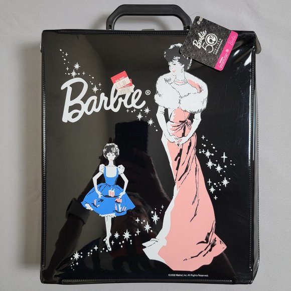 Barbie Other - Barbie Doll 50th Anniversary Fashion Carrying Case Vinyl Reproduction 2008